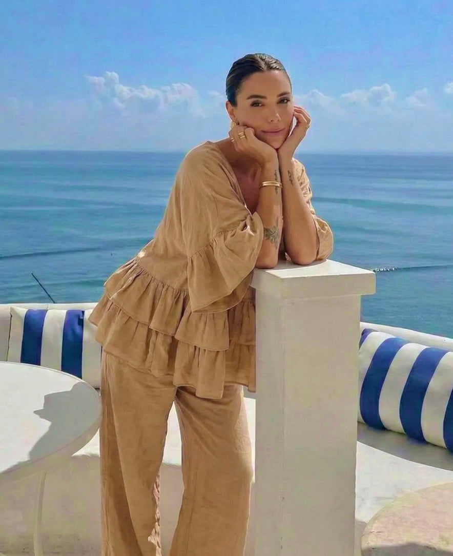 Blouse à volants RIVIERA