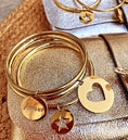 Load image into Gallery viewer, Gold tassel bangle GOLD 4 models

