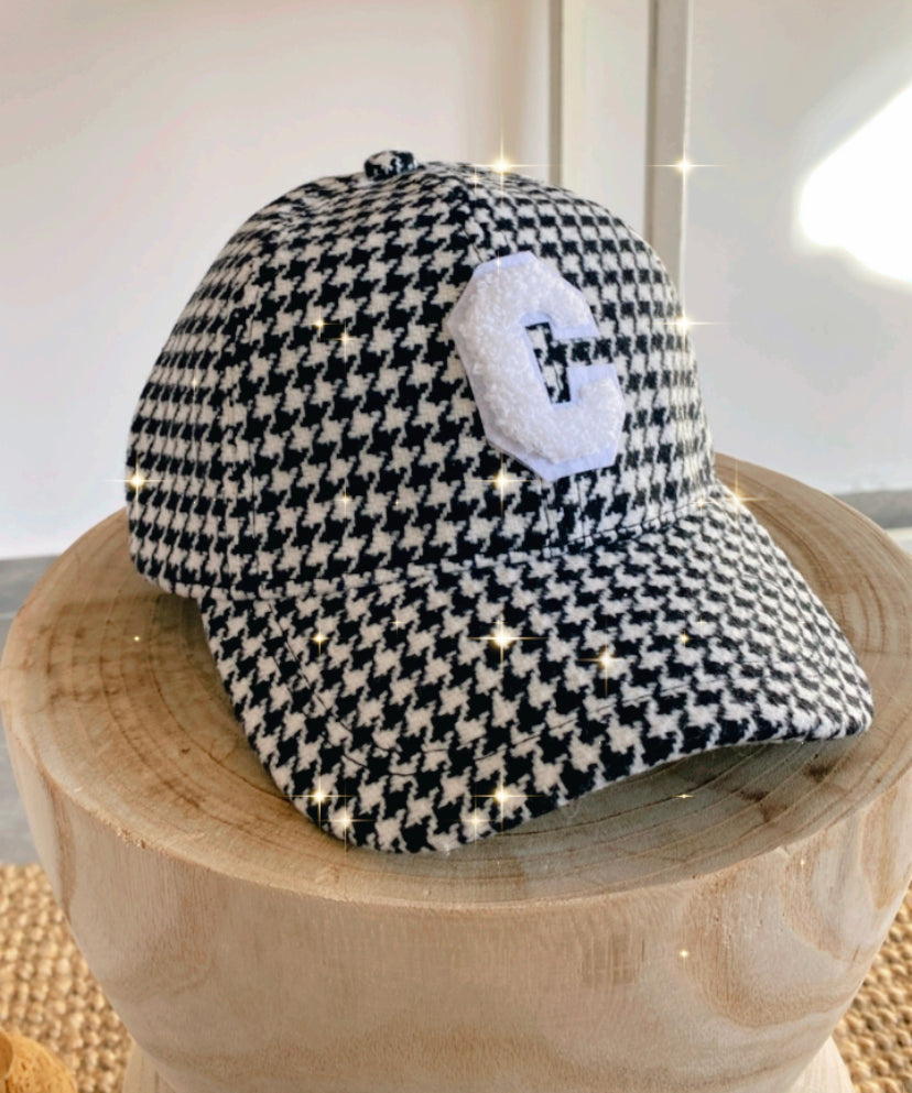 Casquette pied de poule CLAUDIE