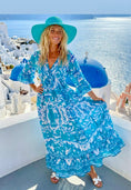 Load image into Gallery viewer, 👗 Robe Bohème Longue VENIZA – Antica Sartoria Positano ☀️
