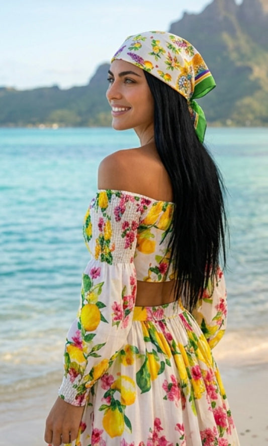 Foulard coton bandana MOOREA