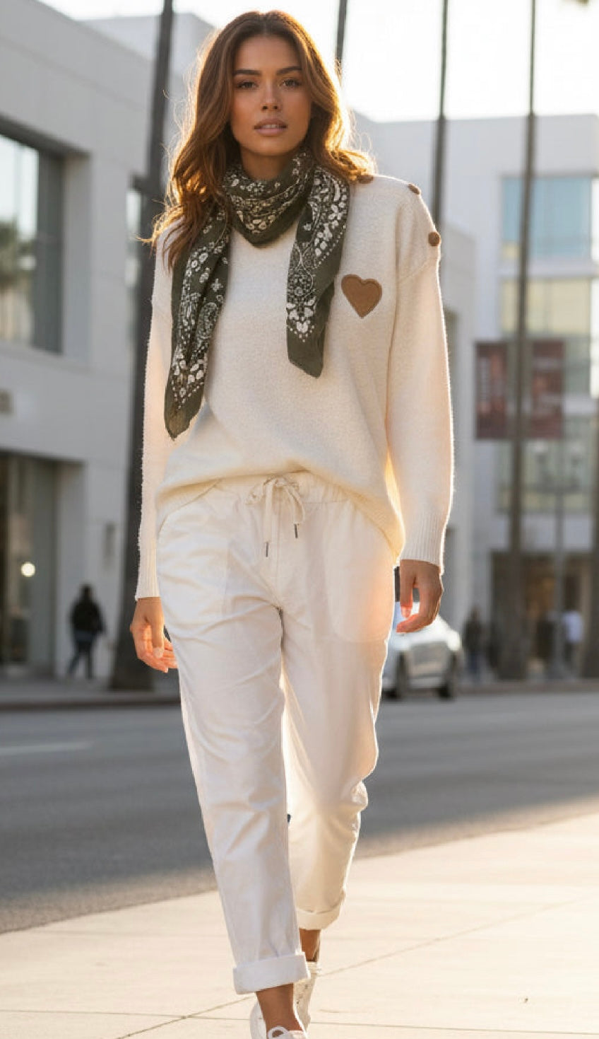 Pantalon toile unie LÉA