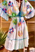 Load image into Gallery viewer, Turquoise LOLITA bohemian dress
