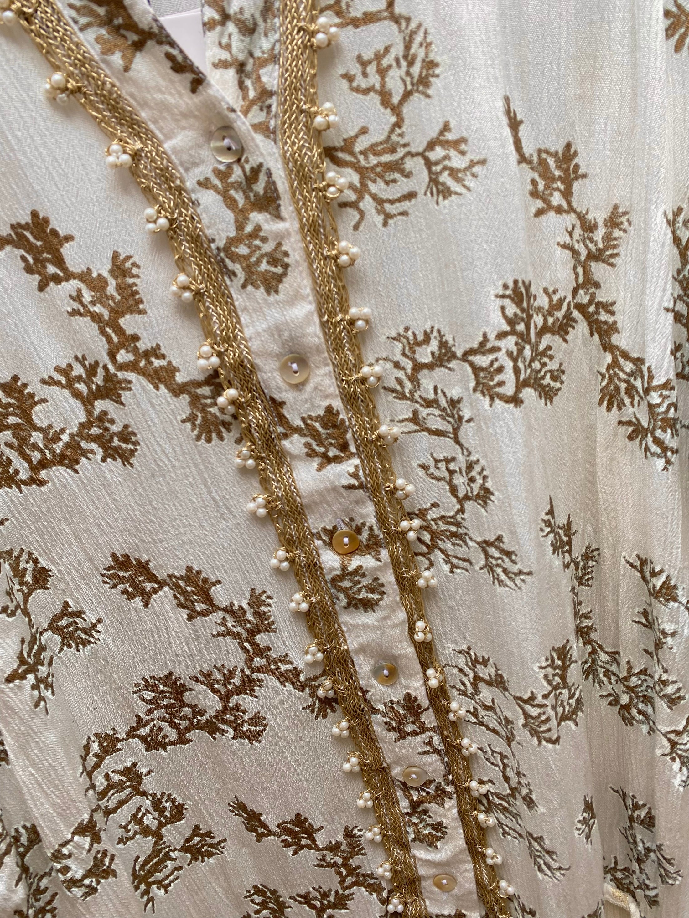 Robe tunique details perles VICTORIA