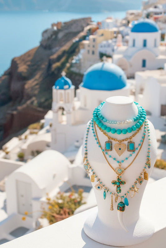 Collier Multi rang long LAGONSAND