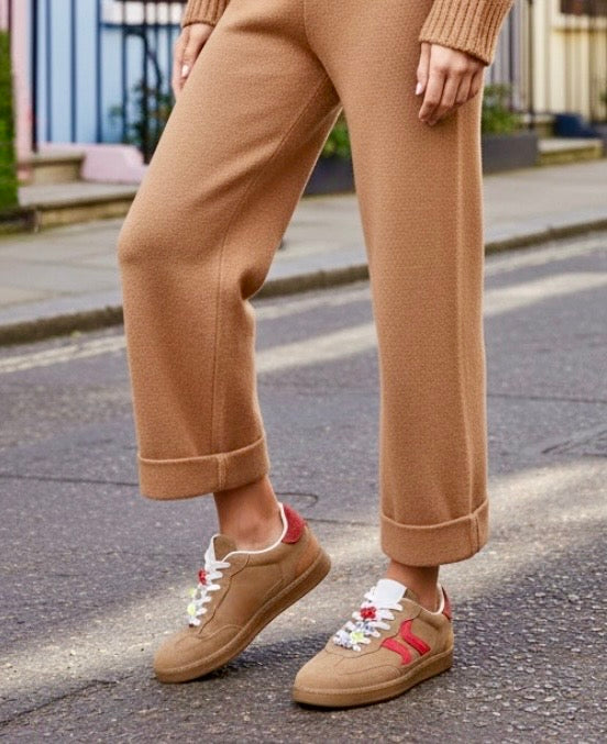 Baskets Camel VICTORIA — Lacets Fantaisie