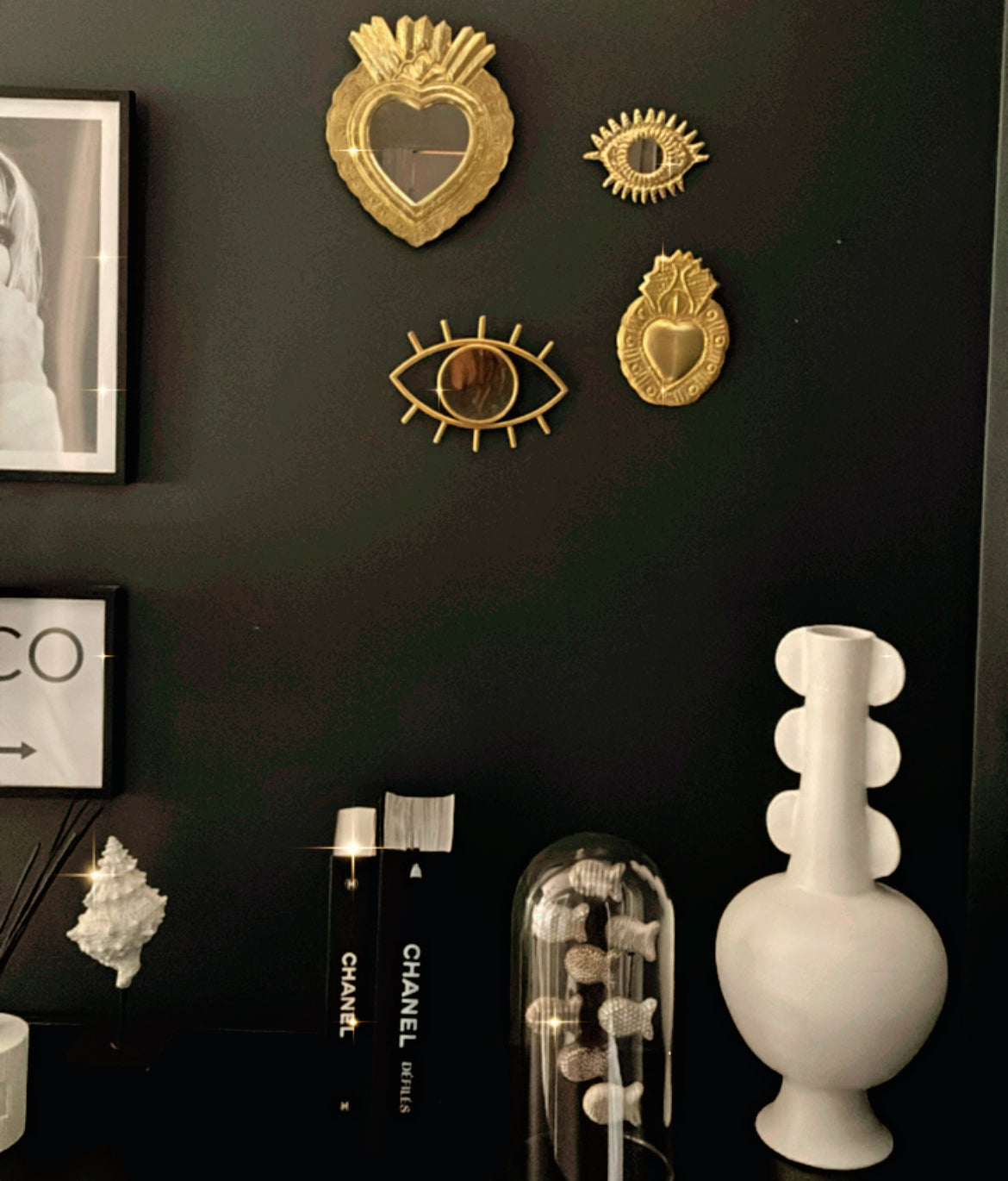 Set 4 pièces déco murales AGAFAY