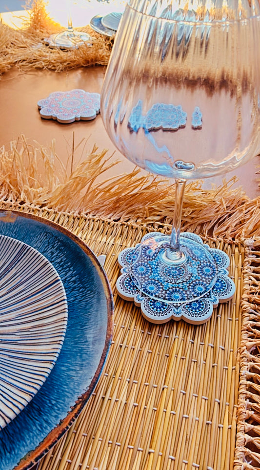 Lot de 6 sous verres BAHIA