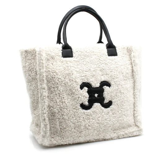 Grand Sac cabas moumoute BOSTON by Rive  Gauche