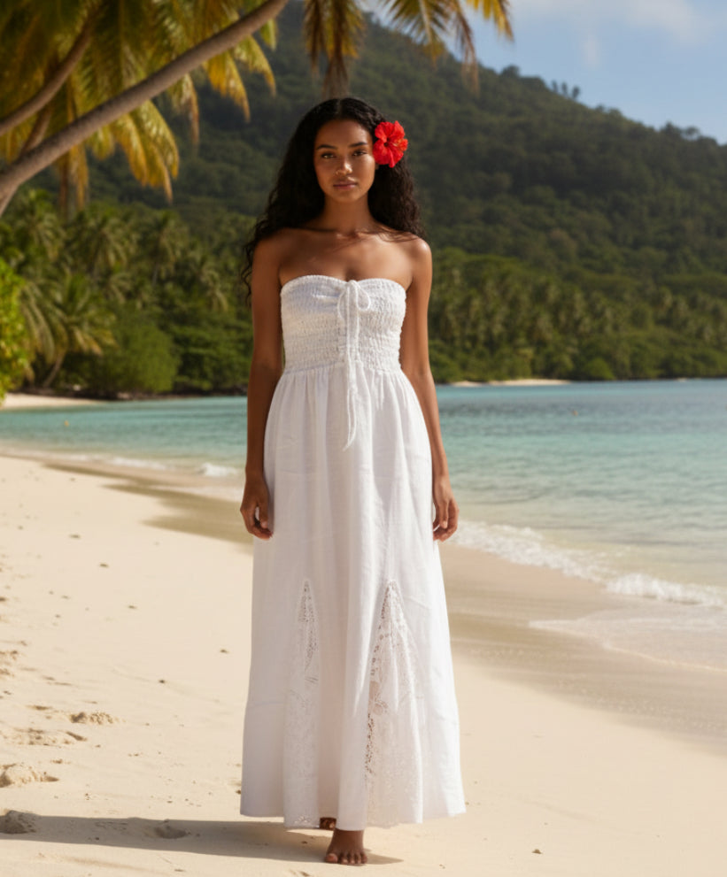 Robe bustier lin CLARA