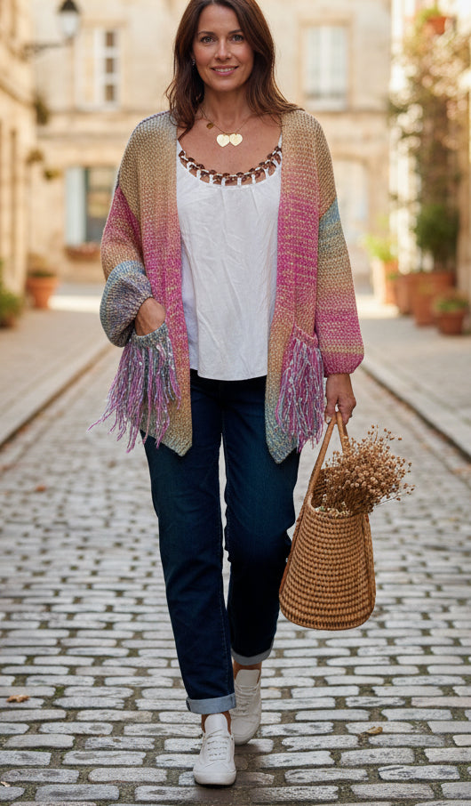 Gilet tie and dye LAURETTE