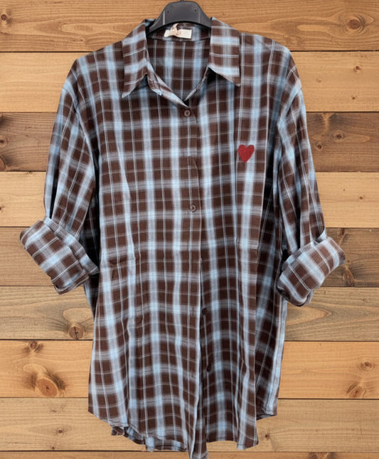 Chemise à Carreaux RANCH ♥️– Style Bohème