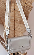 Load image into Gallery viewer, PALMA iridescent silver shoulder bag
