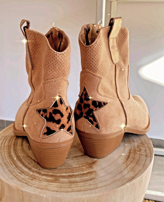 Boots Tiags camel MORGANE