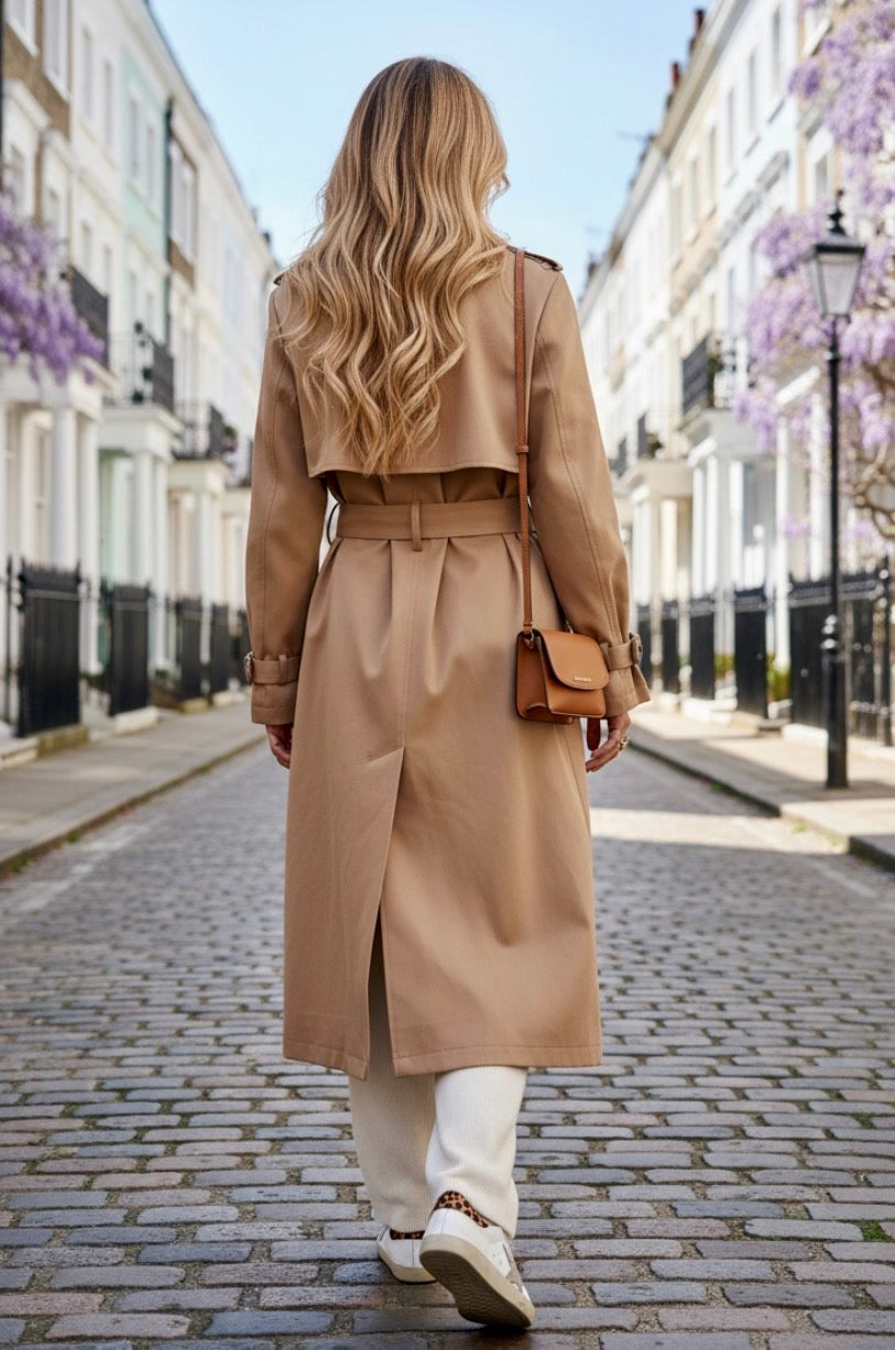 Trench imperméable Camel AUSTIN