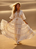 Load image into Gallery viewer, Robe Longue Bohème LORELEI — Volants & Dentelle Gypsy
