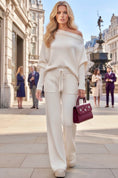 Load image into Gallery viewer, Pantalon Large Maille Toucher Cachemire BRITNEY
