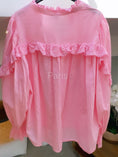 Load image into Gallery viewer, Blouse coton broderie anglaise PERLA rose bb
