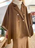 Cargar la imagen en la vista de la galería, Manteau court évasé VICKY camel
