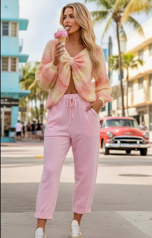 Pantalon coton  large ILONA