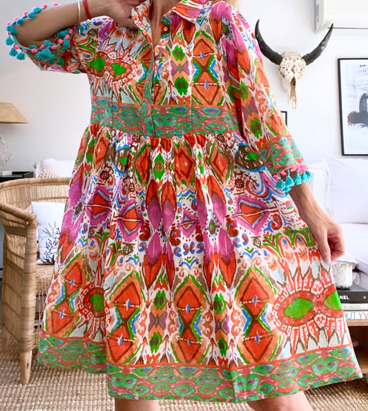 MEXICANA shirt dress