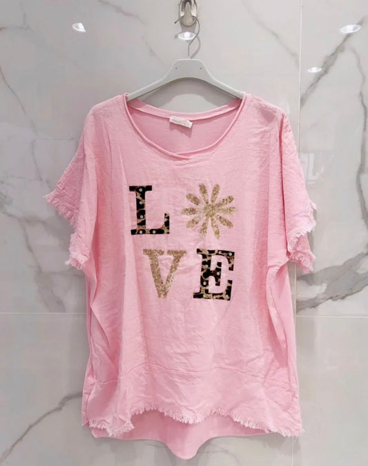 Top lin rose LOVE