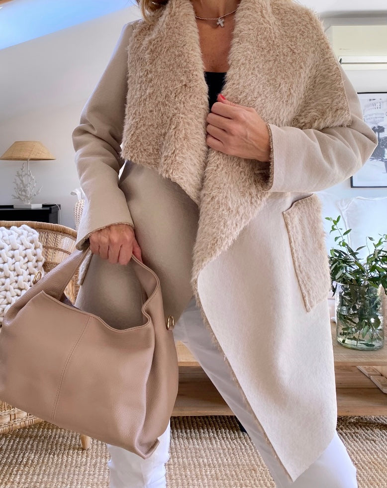 PAULINE beige coat