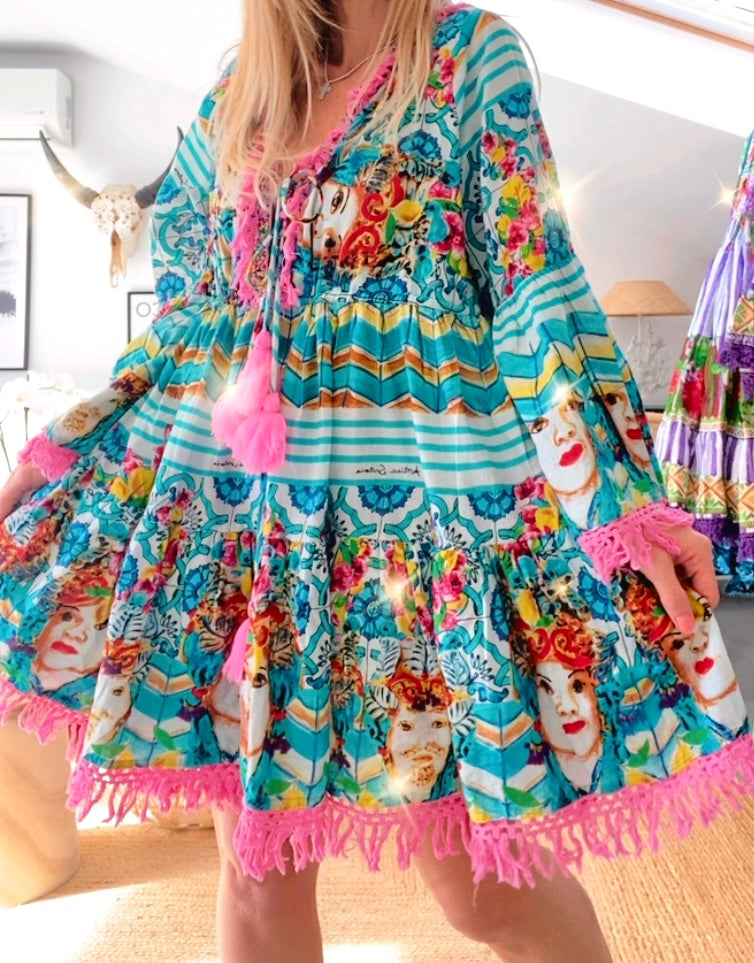Robe tunique colorée VENIZA