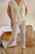 Load image into Gallery viewer, LEA cream canvas pants 2 sizes
