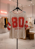 Charger l'image dans la visionneuse de la galerie, ✨ Top Sequins Manhattan – Champagne & Rouge
