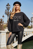 Load image into Gallery viewer, Sweat COCO Mon Amour Pailleté ✨ Noir ou Beige
