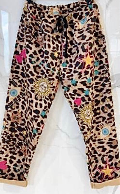 Pantalon léopard FUNKY grande taille