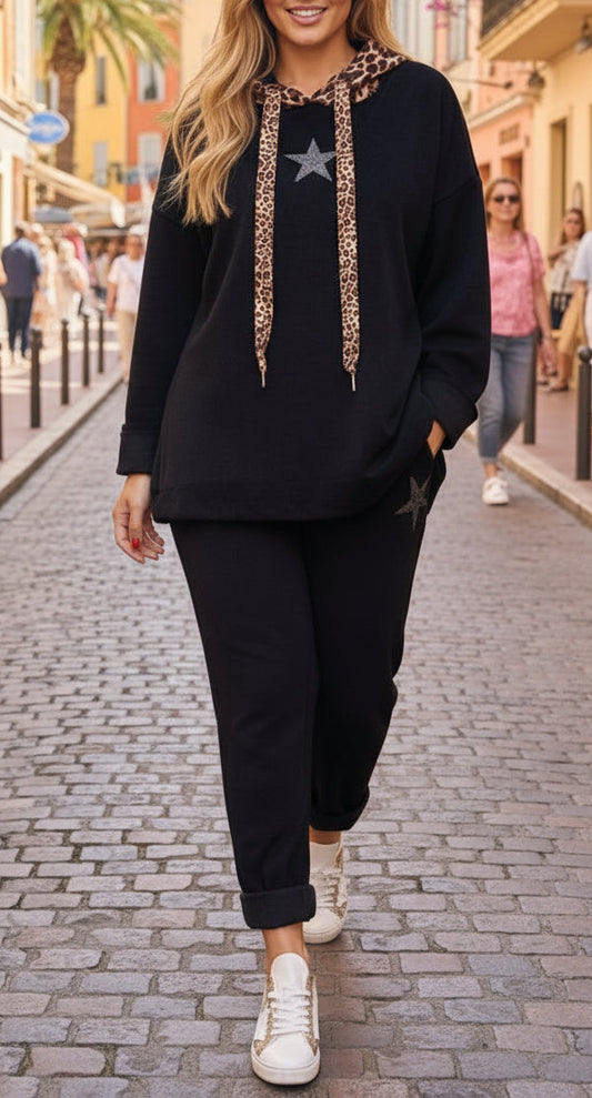 Jogging velours ETOILE