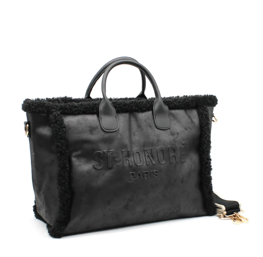 Sac cabas St Honoré fourrure