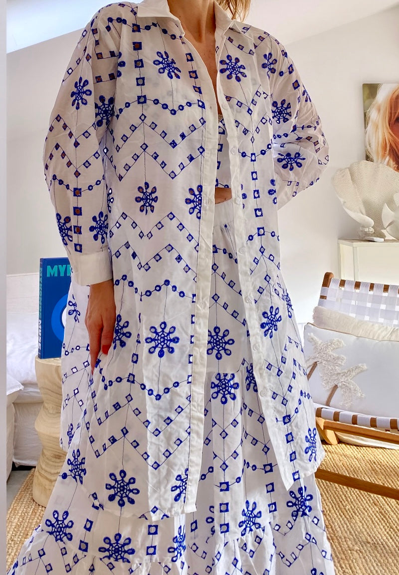 Ensemble 3 pièces broderie anglaise MIA