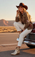 Cargar la imagen en la vista de la galería, Veste LUCKY – Veste Western Femme Chocolat | Style Army
