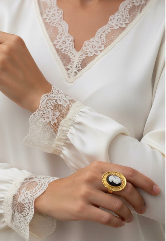 Bague Médaillon Camée DONNA –