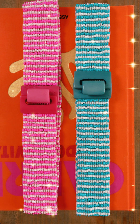 Ceinture élastique perles GENOVA