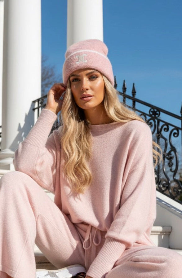 Bonnet douillet HOLY – Laine & Viscose Broderie 2C 🌸