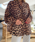 Load image into Gallery viewer, KAREN leopard cotton shirt
