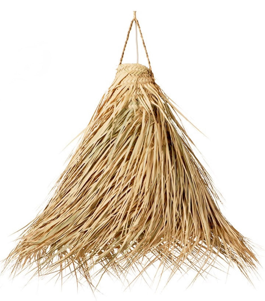 Grand Abat jour paille PALMERAIE