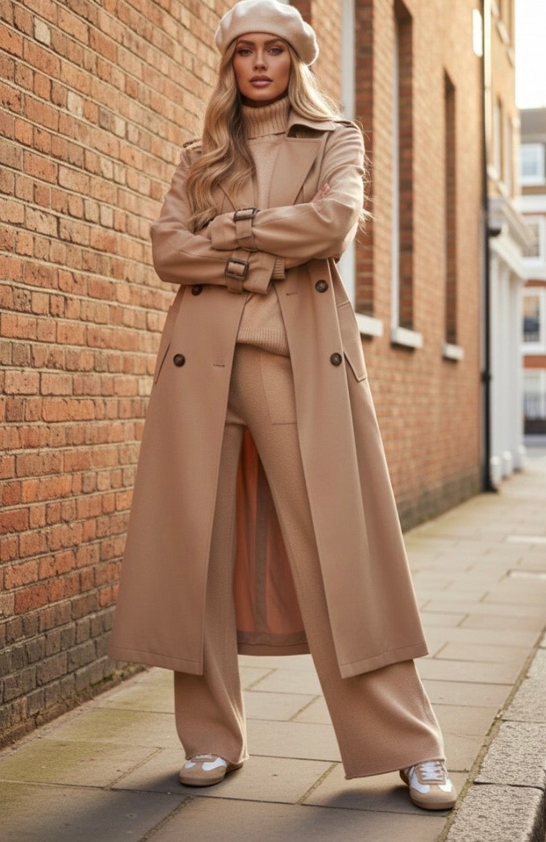 Pull Col Roulé HARRY Camel — Effet Cachemire