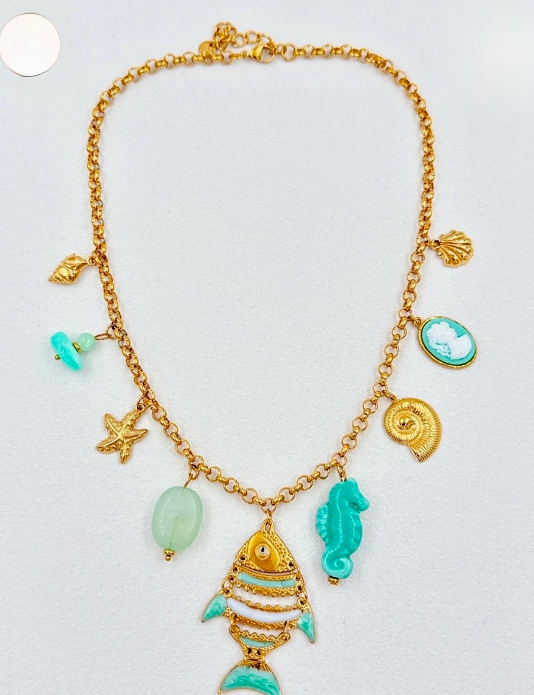 Collier à Breloques SEALOVE 🐚🐠Summer Bohème Beach