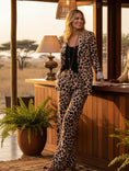 Cargar la imagen en la vista de la galería, Conjunto raso leopardo talla VIC
