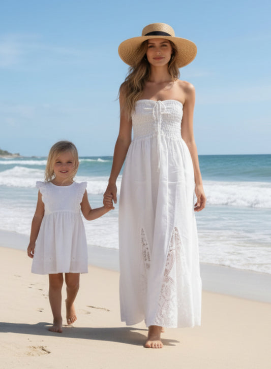 Robe bustier lin CLARA