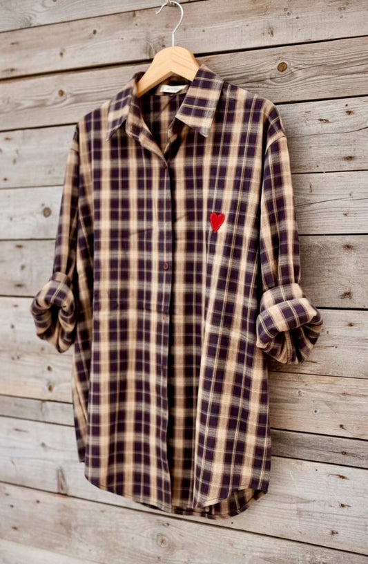 Chemise à Carreaux RANCH ♥️– Style Bohème