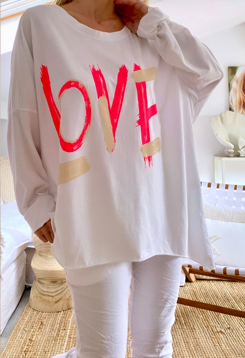 Tee-shirt coton oversize LOVA