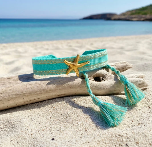 Bracelet Tissu Étoile de Mer SUNNY 🌴✨ | Bohème Ajustable
