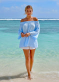Charger l'image dans la visionneuse de la galerie, Blouse Bustier NAIA – Top Bohème Chic Coton | Resort Été
