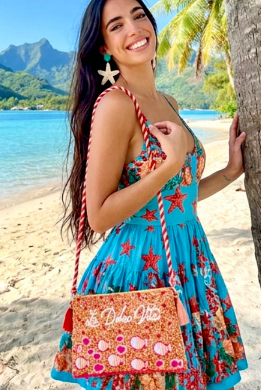 Sac bandoulière perles ALBA